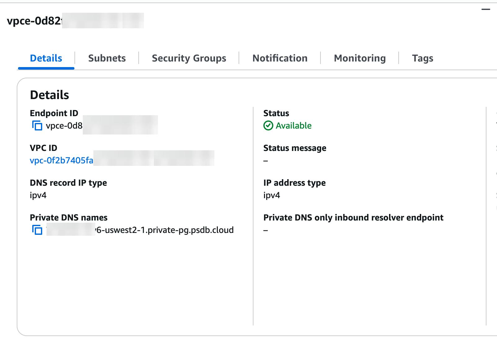 Available Endpoint