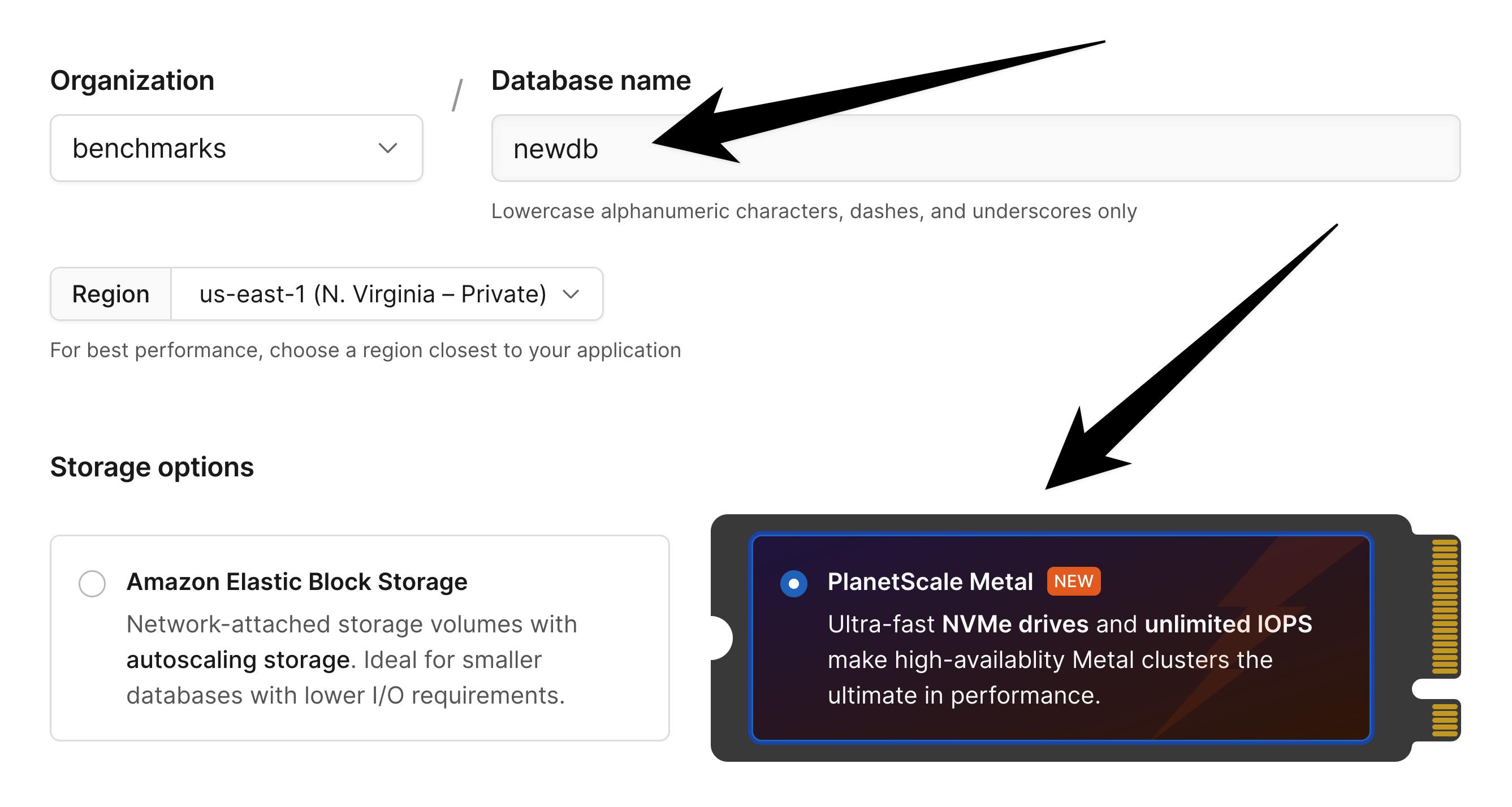 New Metal database