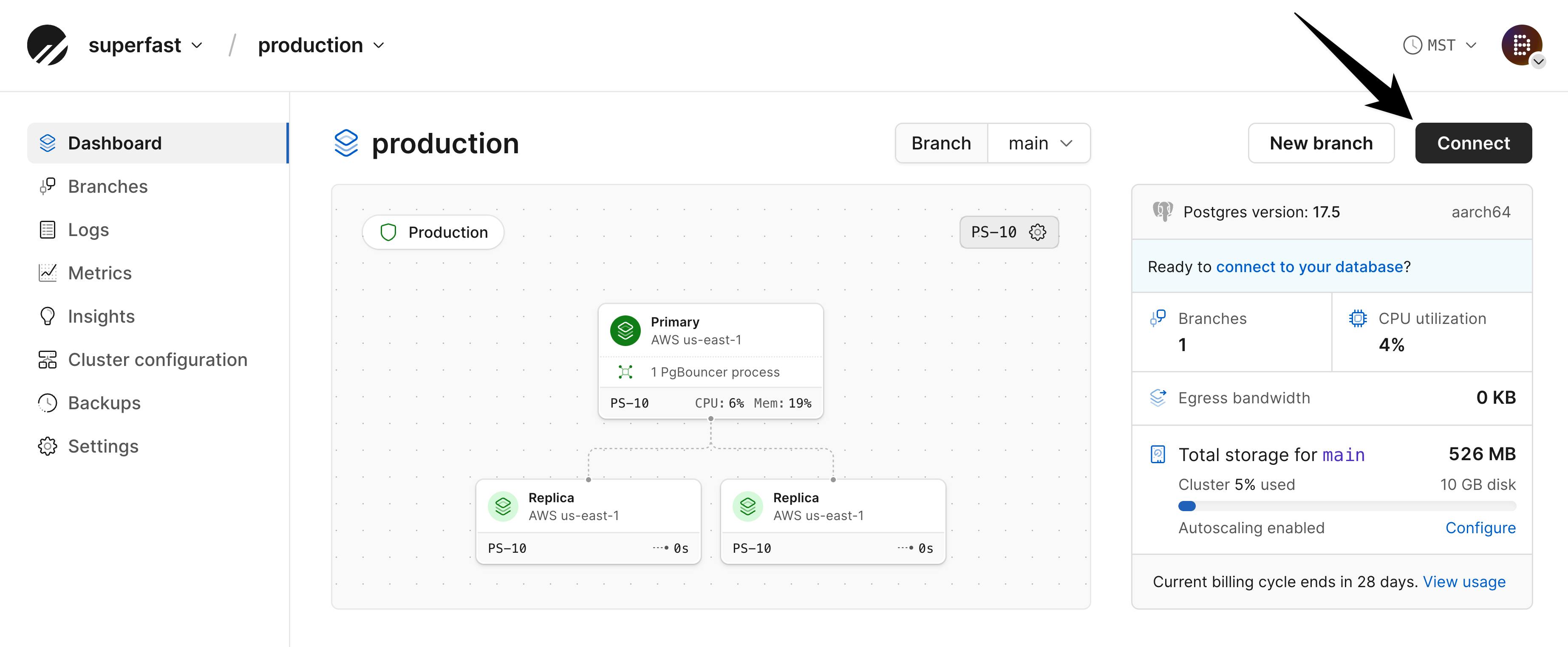 Connect to a PlanetScale for Postgres database